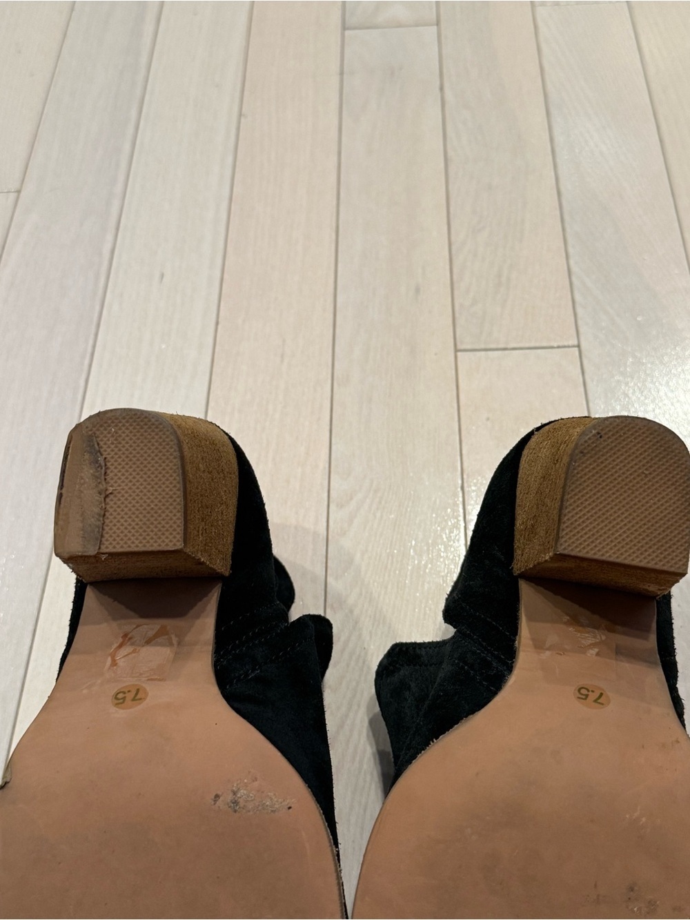 Jeffrey Campbell Black Suede Cutout Booties - Picture 4 of 6